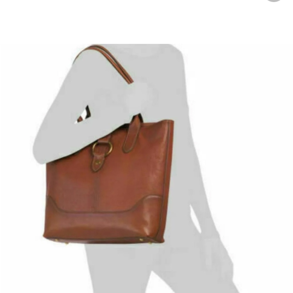 Frye Cognac Ring Tote